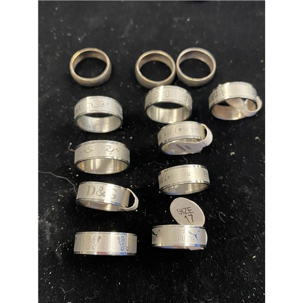 ASSORTED RINGS