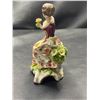 Image 2 : PORCELAIN FIGURE WITH GOLD ANCHOR STAMP APPROX 5 X 3"