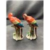 Image 2 : PAIR OF SITZENDORF S POTTERY PARROTS APPROX 5.5 X 2"