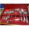 Image 3 : INTERNATIONAL STERLING "ENCHANTRESS" SILVERWARE SET IN CASE