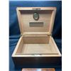 Image 2 : ELIE BLEU PARIS HUMIDOR AND ASHTRAY SET (LATCH REQUIRES REPAIR)