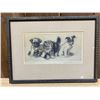 Image 1 : FRAMED ORIGINAL ARTIST SIGNED SKETCH APPROX  14.5 X 10.5"