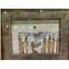 Image 2 : GILD FRAMED EGYPTIAN PLAQUE 29-1/2X25"