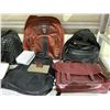 Image 2 : LARGE ASSORTMENT OF BAGS INCLUDING; PURSES, BACKPACKS & MESSENGER BAG