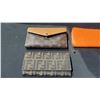 Image 2 : 5 ASSORTED PURSES (AUTHENTICITY UNKNOWN) INCLUDING; VERSACE, FENDI & LOUIS VUITTON