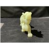 Image 2 : ARTIST STAMPED WHITE JADE CHINESE DRAGON SCULPTURE