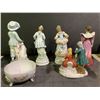 Image 2 : 6 ASSORTED COLLECTIBLES INCLUDING; FRANCESCA BONE CHINA "LILY" FIGURE, LIMOGES BOWL & MORE