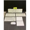 Image 1 : ASSORTED APPLE PRODUCTS INCLUDING; 4 KEYBOARDS (3 WIRELESS), 2 MOUSE PADS & WIRELESS MOUSE