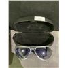Image 2 : SUNGLASSES WITH CASE & ASSORTED CUFF LINKS WITH CASES