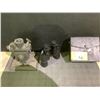 Image 1 : TASCO FULLY COATED 304 7X35 BINOCULARS WITH CASE & CHICAGO MAJESTIC CAMERA TRIPOD TOP PLATE