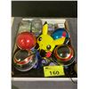 Image 1 : ASSORTED POKEMON COLLECTIBLES INCLUDING; TCG POKEBALLS & MINI TINS (SOME SEALED),PIKACHU
