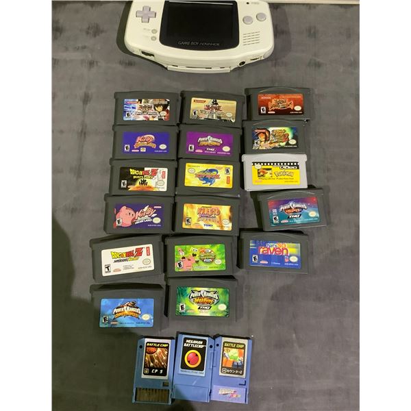 *TESTED WORKING* NINTENDO GAMEBOY ADVANCE WITH ASSORTED GAMES INCLUDING; BEYBLADE REVOLUTION,