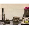 Image 1 : ASSORTED ANTIQUES INCLUDING; BATH SCALE, DRUM, PHONE & MORE