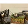 Image 2 : ASSORTED ANTIQUES INCLUDING; TINS, SCALE, PH TESTER & MORE