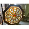 Image 2 : STAINED GLASS OCTAGONAL WINDOW APPROX. 52.5"