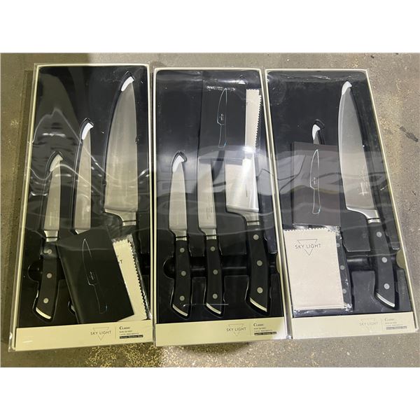 3 SKY LIGHT KNIFE SETS 6903 3 PACK