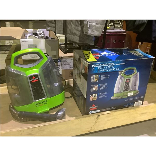 Bissell Little Green ProHeat Bagless Carpet Cleaner 3 amps Standard Bissell Little Green ProHeat Bagless Carpet Cleaner 3 amps Standard