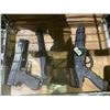 Image 2 : 3 AIR PISTOLS (PARTS & REPAIR), BRIEFCASE & MONEY COUNTER