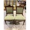 Image 1 : 2 DINING CHAIRS (1 HEAVILY DAMAGED ON BACK)
