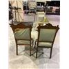 Image 3 : 2 DINING CHAIRS (1 HEAVILY DAMAGED ON BACK)