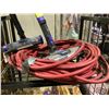 Image 2 : 2 SHARK VACUUMS (FOR PARTS & REPAIR) & ROLL OF AIR HOSE