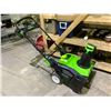 Image 1 : GREENWORKS PRO 80V LITHIUM CORDLESS SNOW THROWER (NO BATTERIES, UNKNOWN WORKING CONDITION)