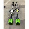 Image 3 : 2 GREENWORKS PRO 80V LITHIUM CORDLESS WEED WHACKERS (NO BATTERIES, UNKNOWN WORKING CONDITION)