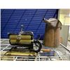 Image 2 : ASSORTED ITEMS INCLUDING; VINTAGE METAL MAILBOX, ANTIQUE CROWN ROLLER FLUTER CRIMPER, METAL WATER