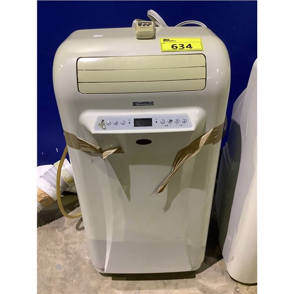 KENMORE 12000 BTU PORTABLE AIR CONDITIONER WITH HOSE & REMOTE (HOSE MAY NEED REPAIRS)