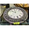 Image 2 : WALL CLOCK (23") & ROUND MIRROR (23")