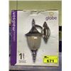 Image 2 : THE TOBI PROFESSIONAL CLOTHES STEAMER & GLOBE MADISON COLLECTION DOWNWARD WALL MOUNT SCONCE