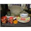 Image 2 : ASSORTED ITEMS INCLUDING; KITCHEN SCALE, DISHWARE, GLASSWARE & MORE