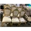 Image 2 : 6 ORNATE DINING CHAIRS