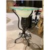 Image 2 : METAL GLASS TOP LIGHT UP END TABLE 18"