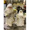 Image 1 : 2 SANTA CLAUS DECORATIONS 48" & 36"