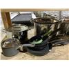 Image 2 : ASSORTED KITCHENWARE INCLUDING; PANS, POTS & HONEYWELL HEATER