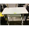 Image 2 : *TESTED WORKING* ADJUSTABLE HEIGHT ELECTRIC DESK WITH USB PORT & STORAGE DRAWER LZ03-003 (DRAWER IN