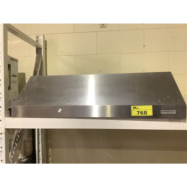 RANGEMASTER BY BROAN-NUTONE STAINLESS STEEL HOOD RANGE