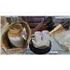 Image 2 : ASSORTED ITEMS INCLUDING; DISHWARE, GLASS PUNCH BOWL WITH GLASSES, KNIFE BLOCK SETS & MORE