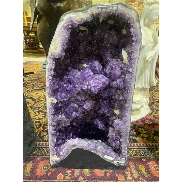 AMETHYST GEODE 32.9KG APPROX. 22 X 11" RETAIL $7,998