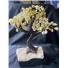 Image 2 : CITRINE TREE ON AMETHYST GEODE BASE APPROX 14 X 10" RETAIL $2,498