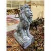 Image 1 : RESIN LION STATUE APPROX 30 X 11"