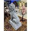 Image 2 : RESIN LION STATUE APPROX 30 X 11"
