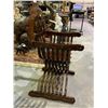Image 2 : ROSEWOOD CHAIR WITH BRONZE INLAY