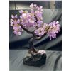 Image 2 : AMETHYST TREE ON AMETHYST GEODE BASE APPROX 16 X 13" RETAIL $2,429