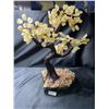 Image 2 : CITRINE TREE ON GEODE BASE APPROX 16 X 12" RETAIL $2,498