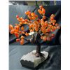 Image 2 : CARNELIAN TREE ON GEODE BASE APPROX 15 X 11" RETAIL $2,698