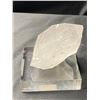 Image 2 : CLEAR QUARTZ ON RESIN STAND APPROX 4 X 3" RETAIL $488