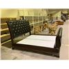 Image 2 : ORNATE KING SIZE BUTTON BACK BED FRAME