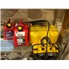 Image 3 : ASSORTED ITEMS INCLUDING; HUDSON COMMERCIAL BAK-PAK SPRAYER, 2 FUEL CANS, PATIO MISTING SYSTEM &